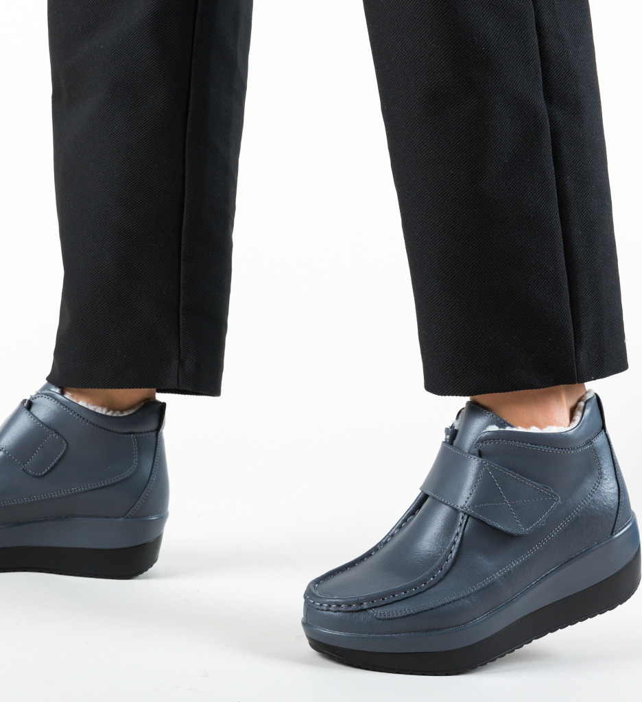 Pantofi Casual Jistry Gri - Confort și Stil - imagine 2