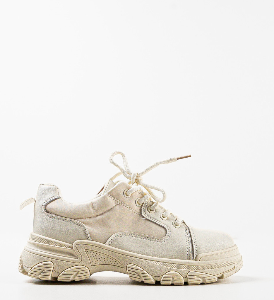Sneakers Dama Chantal Bej | Confort și Stil - imagine 5