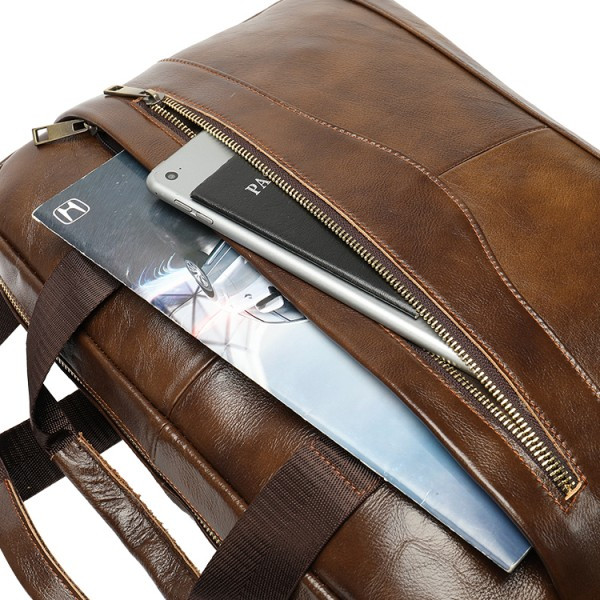 OEM Servieta Piele Naturală pentru Laptop - imagine 3