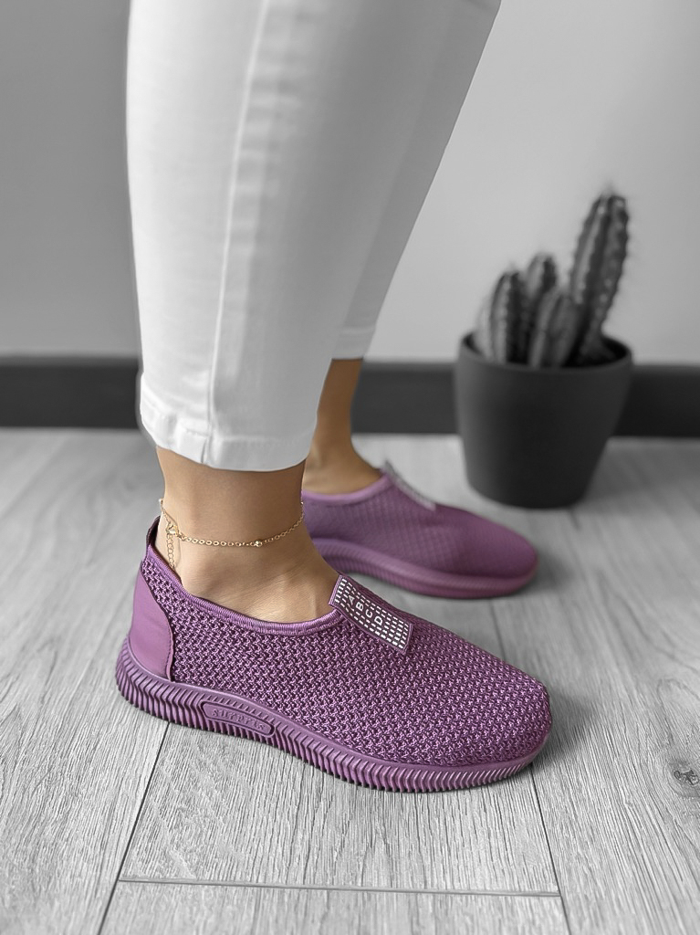 Espadrile Dama Mov Confortabile