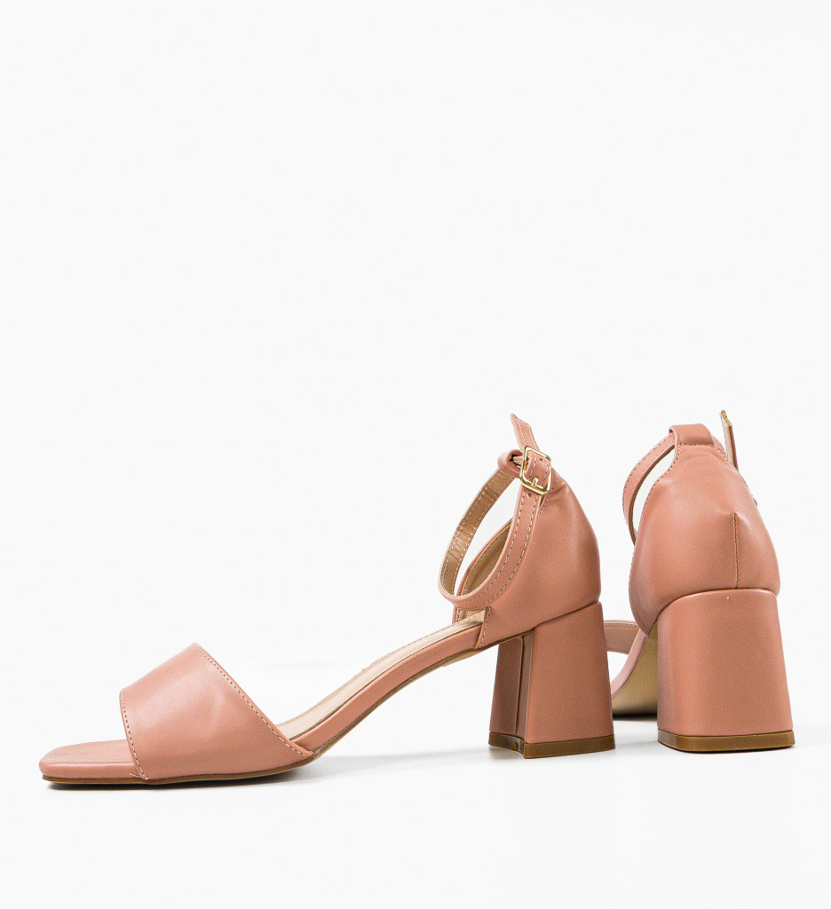 Sandale Toc Mayare Nude Elegante - imagine 6