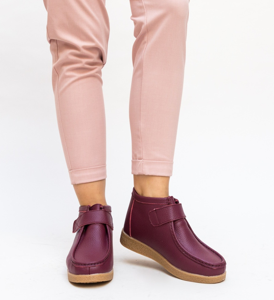 Pantofi Casual Debir Grena - Confort și Stil