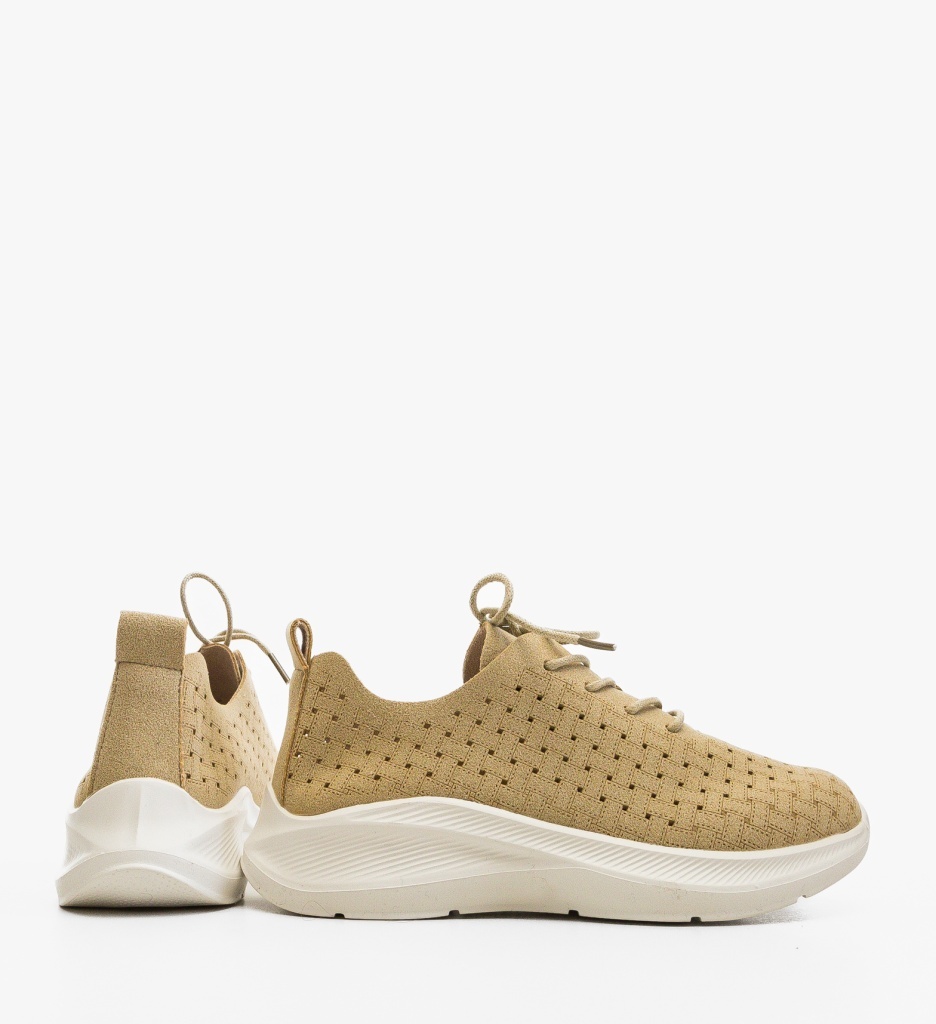 Sneakers Dama Lau Khaki Sport & Confort - imagine 5