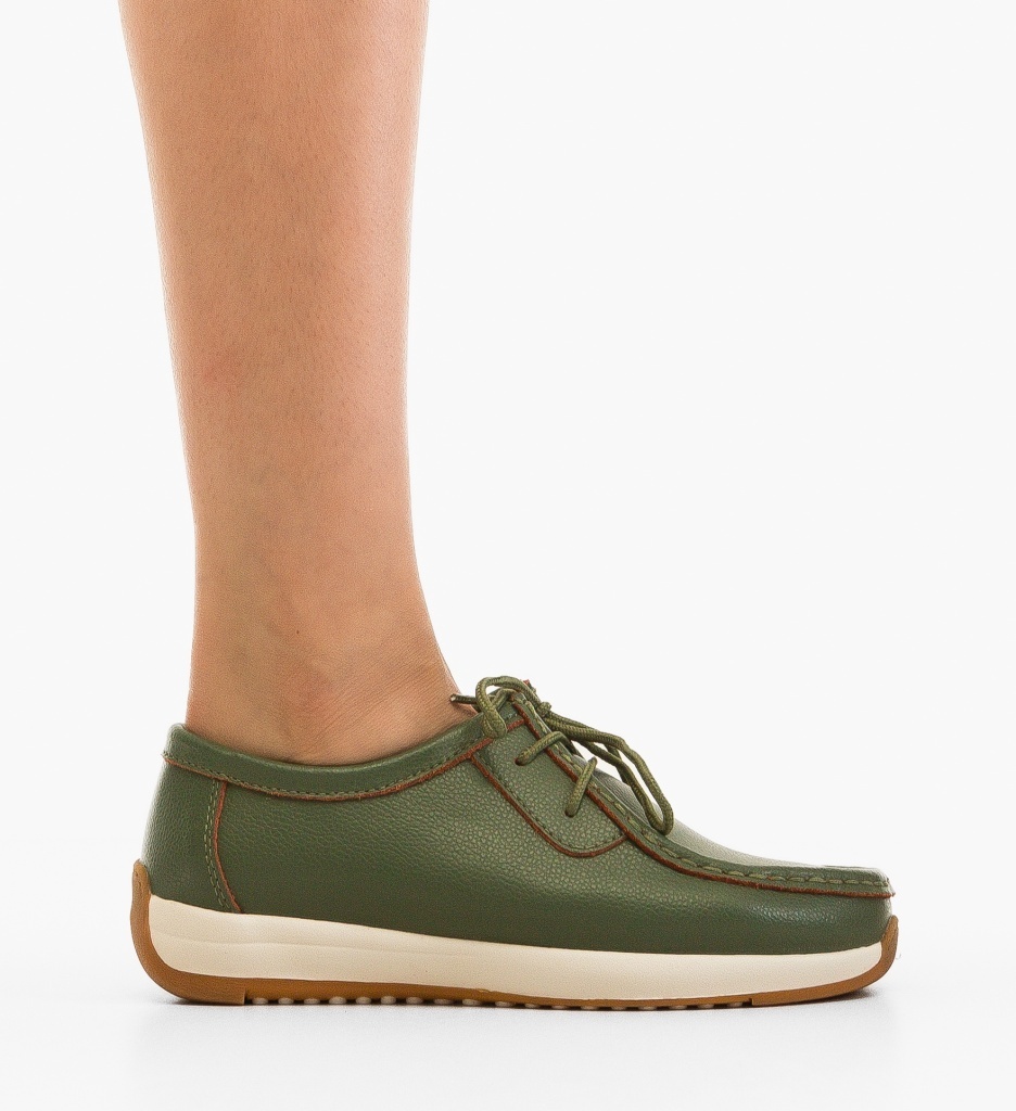 Pantofi Casual Zackary Verzi | Confort Zi de Zi - imagine 6
