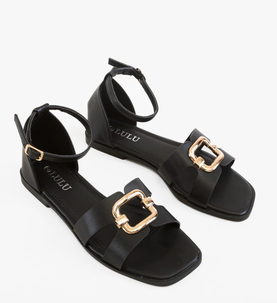 Sandale Dama Kornela Negre Elegante - imagine 5