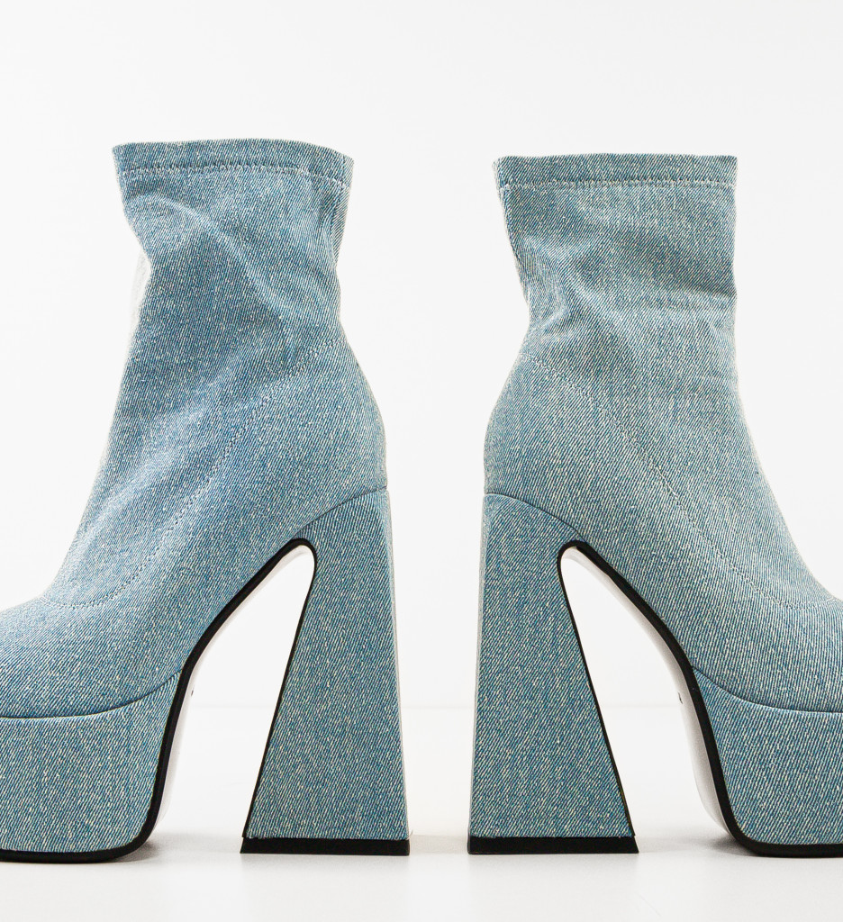 Botine Huron Albastre - Stil și Confort - imagine 8