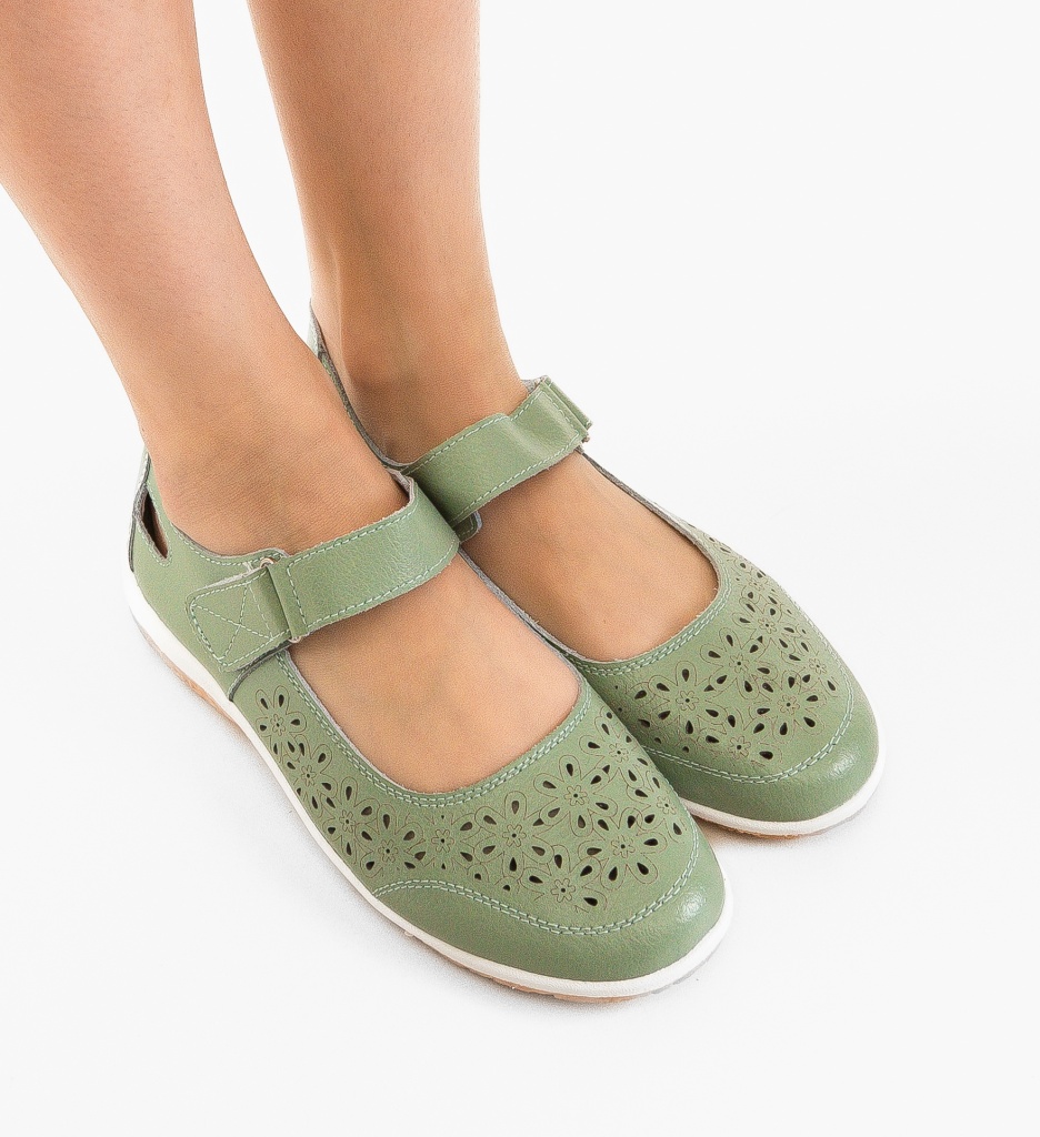 Pantofi Casual Fayvel Verzi - Confort și Stil