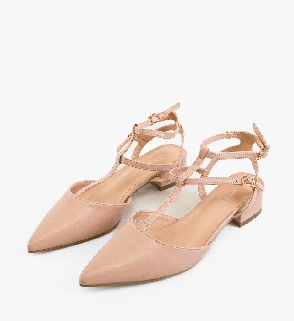 Pantofi Dama Tamara Nude Eleganți - imagine 4