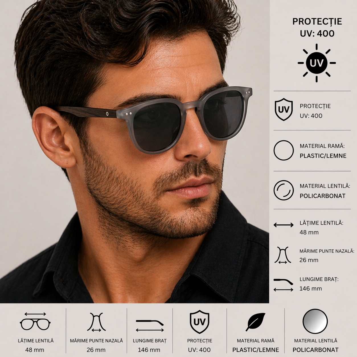Ochelari de soare Picadili SG037 UV400 - imagine 3