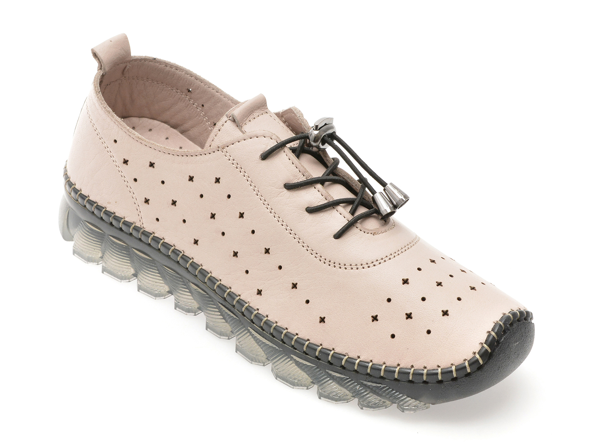 Pantofi FLAVIA PASSINI gri din piele naturală