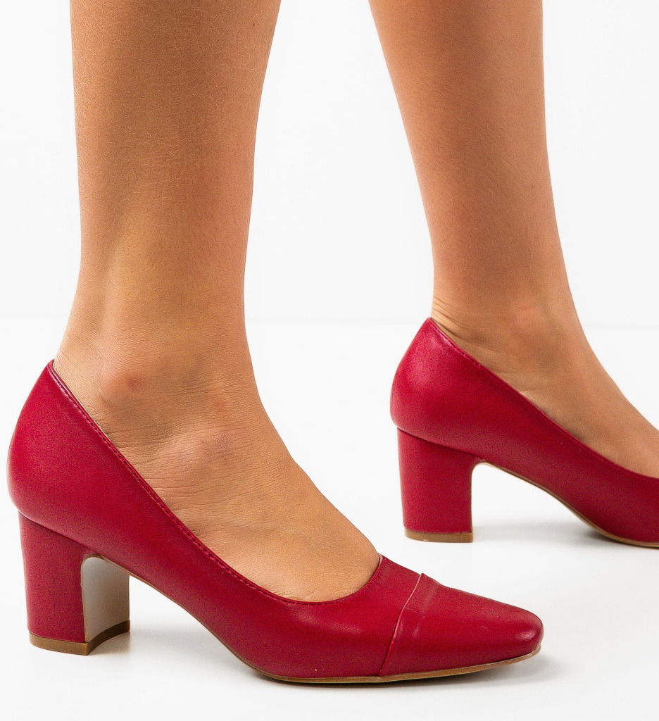 Pantofi Dama Parrish Grena | Eleganță și Stil - imagine 2