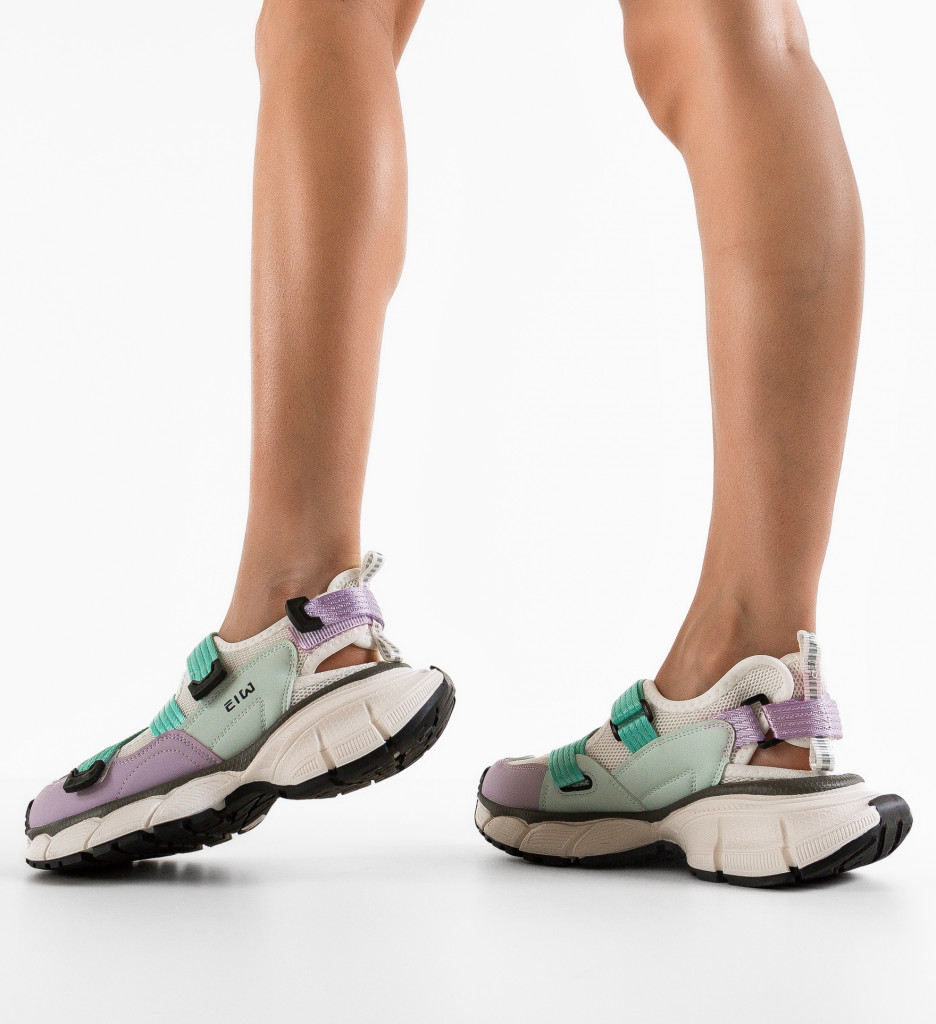 Sneakers Dama Ewiu Albastri | Confort și Stil - imagine 3