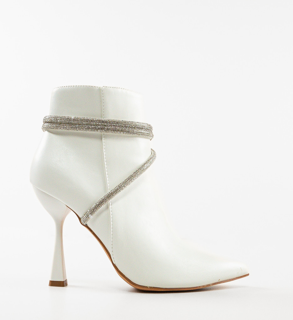 Botine Dixon Albe - Eleganță și Confort - imagine 5