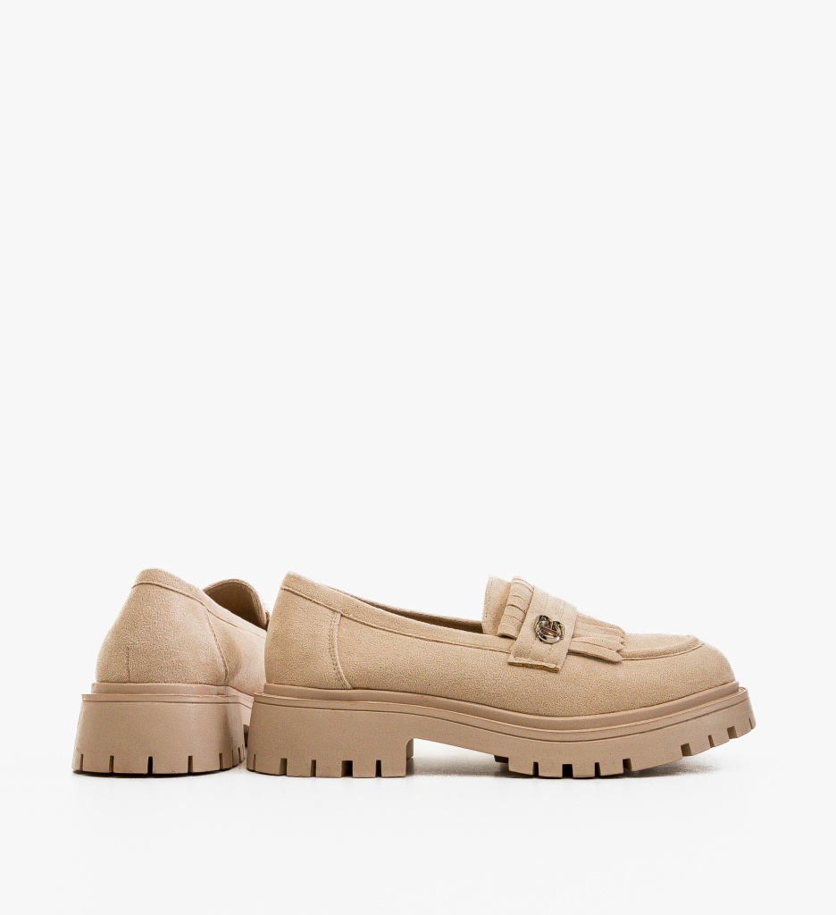 Pantofi Casual Dama Obyne Bej | Confort & Stil - imagine 5
