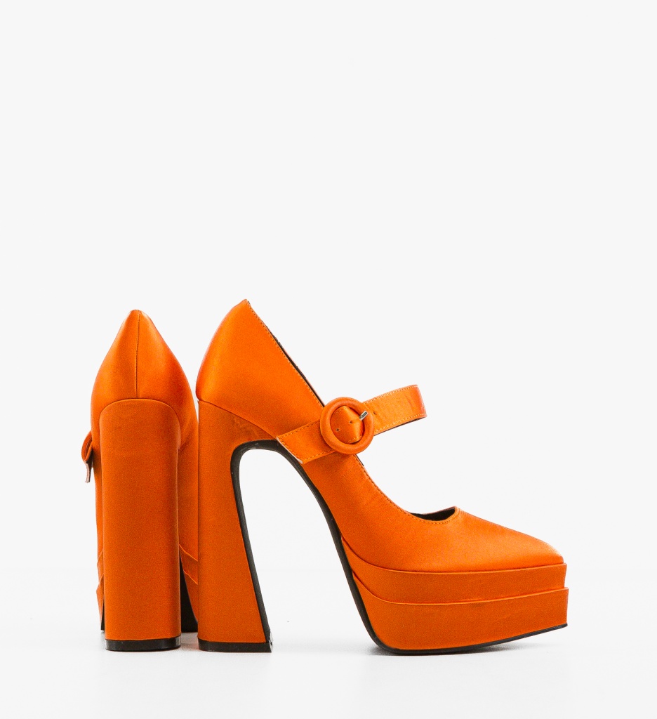 Pantofi Fobol Portocalii - Eleganță și Stil - imagine 4