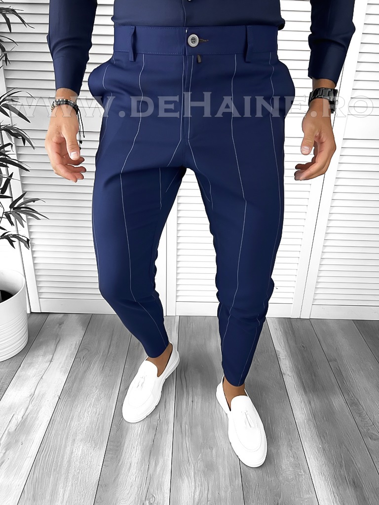 Pantaloni Barbati Eleganti din Bumbac 100%