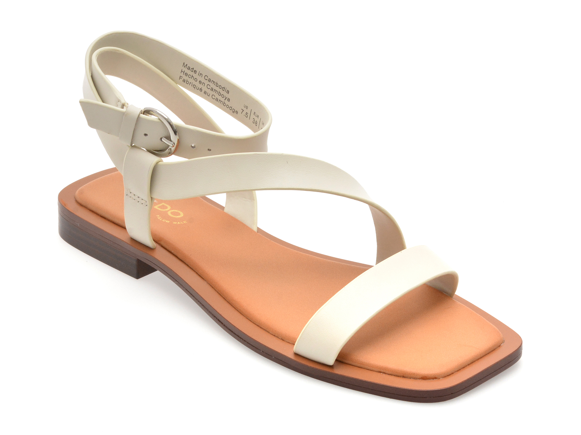 Sandale ALDO albe | Eleganță în piele naturală