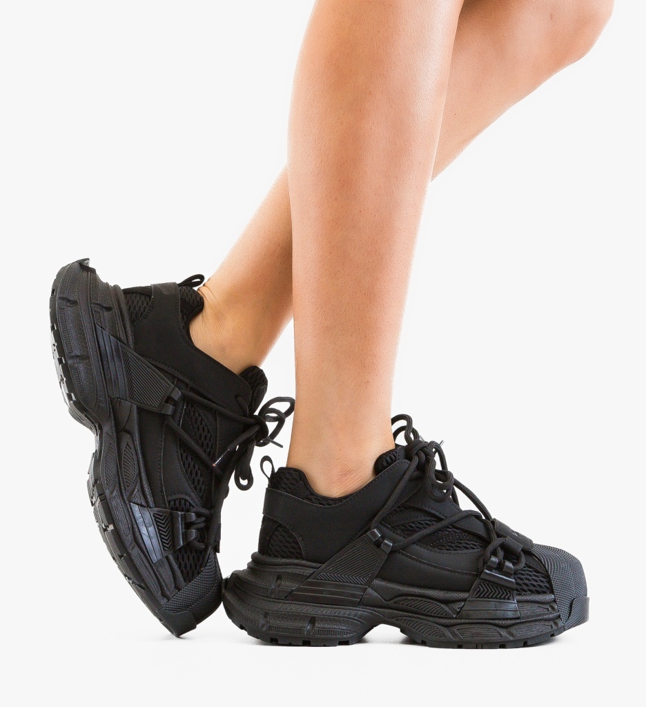 Sneakers Dama Bango Negri | Confort Sport