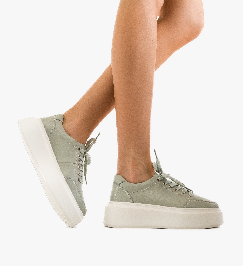 Sneakers Dama Etta Verzi - Confort și Stil - imagine 3