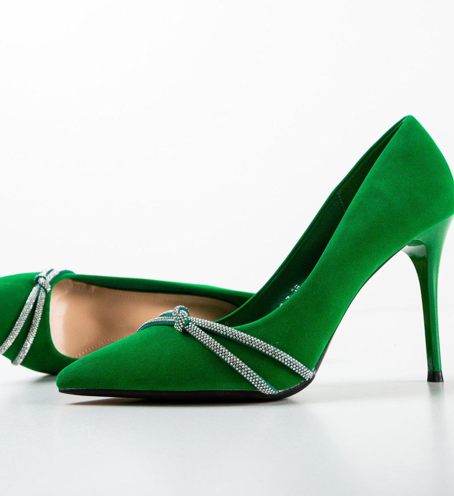 Pantofi Norah Verzi cu Toc - Eleganță Maximă - imagine 6