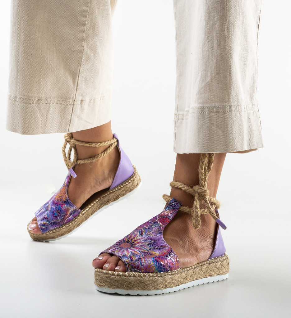 Sandale Lemira Mov - Elegante si Confortabile
