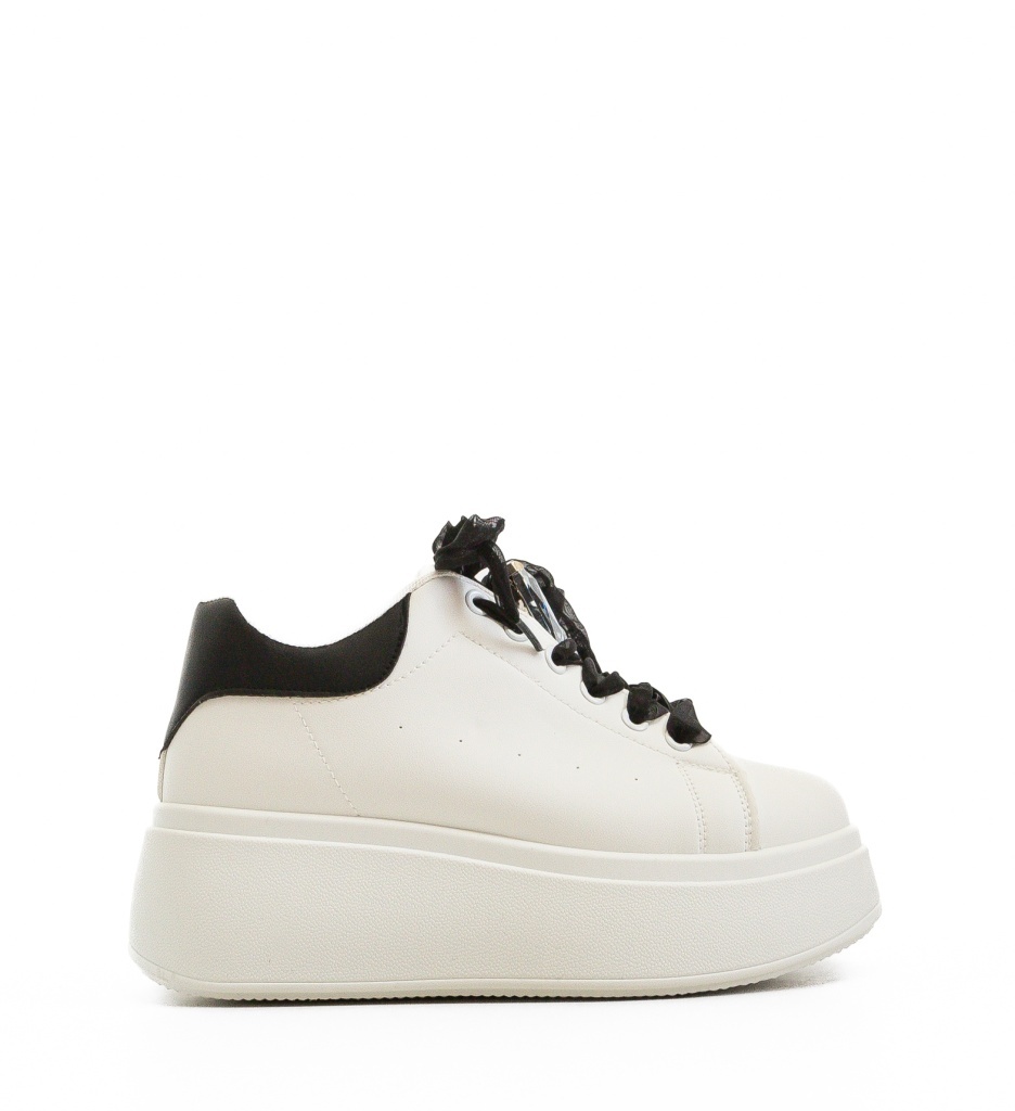 Sneakers Dama Rhiann Albi - Confort și Stil - imagine 6