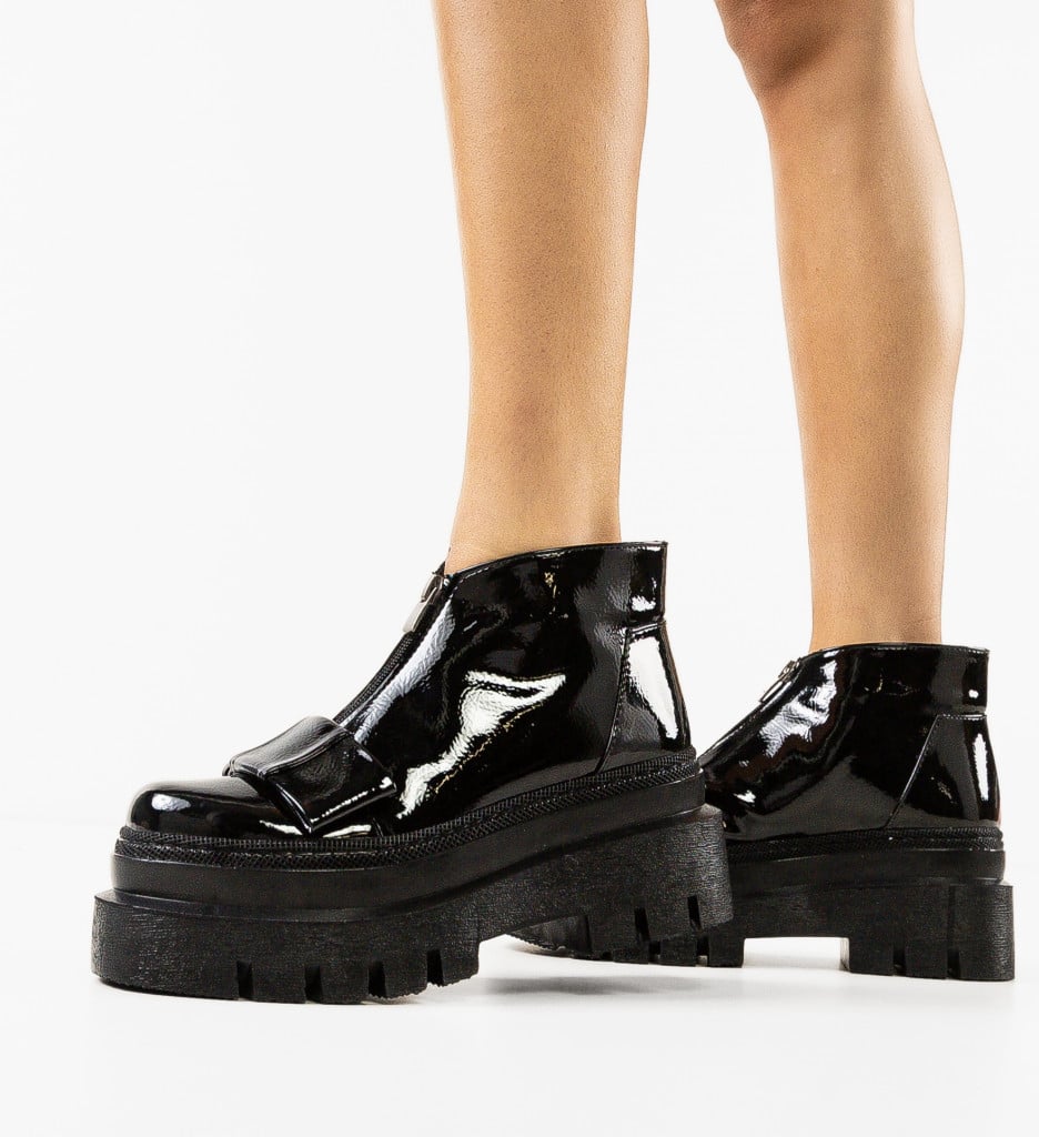 Pantofi Casual Parqua Negri 2 - Stil și Confort - imagine 4