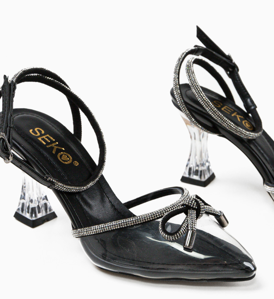 Pantofi Gonte Negri | Eleganță și Confort - imagine 6