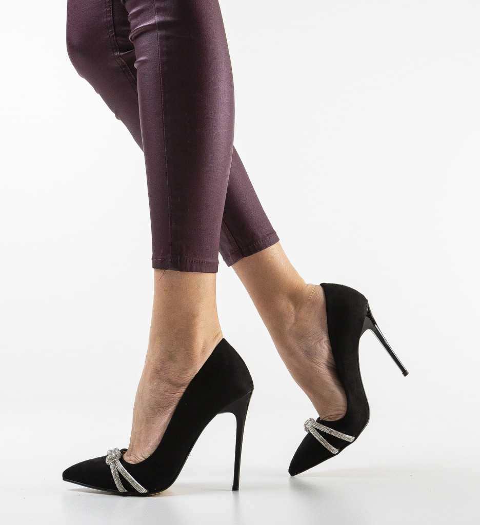 Pantofi Casette Negri - Eleganță Modernă