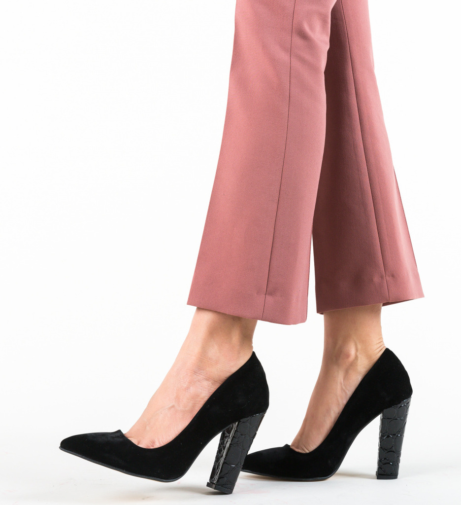 Pantofi Sunshine Negri 2 - Eleganță și Stil - imagine 2