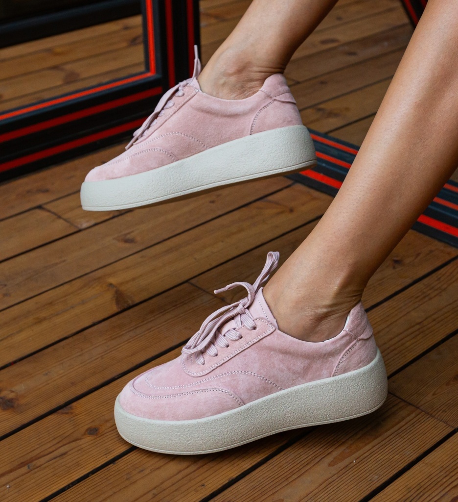 Sneakers Dama Brittni Roz - Confort și Stil - imagine 4