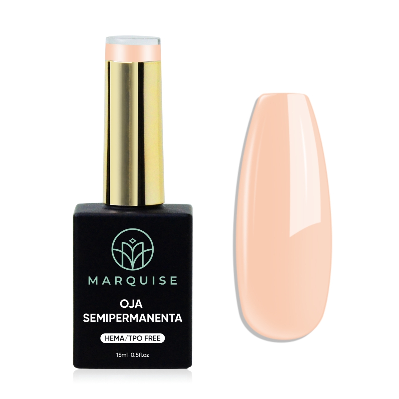 Oja Semipermanenta Marquise Nude HEMA Free, 15 ml