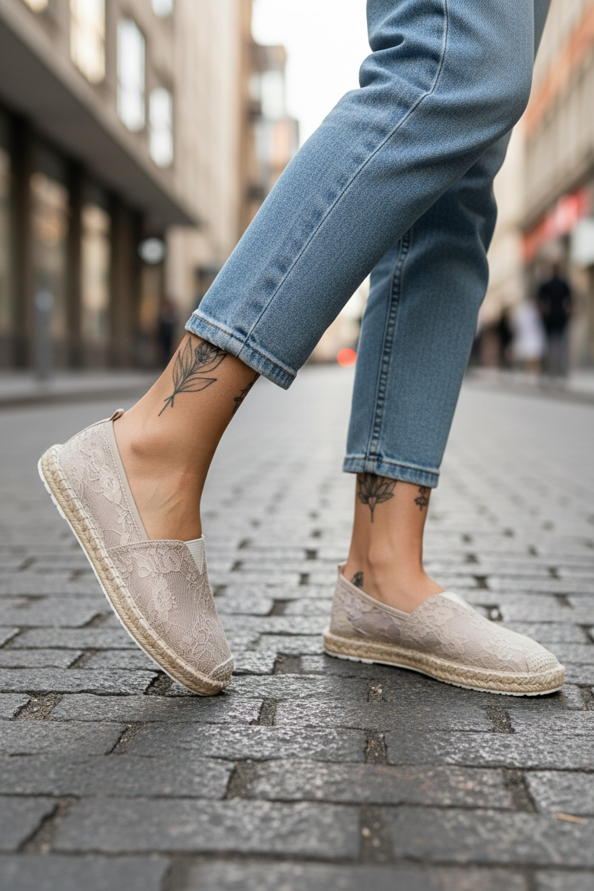 Espadrile dama casual bej Y031 T50-3