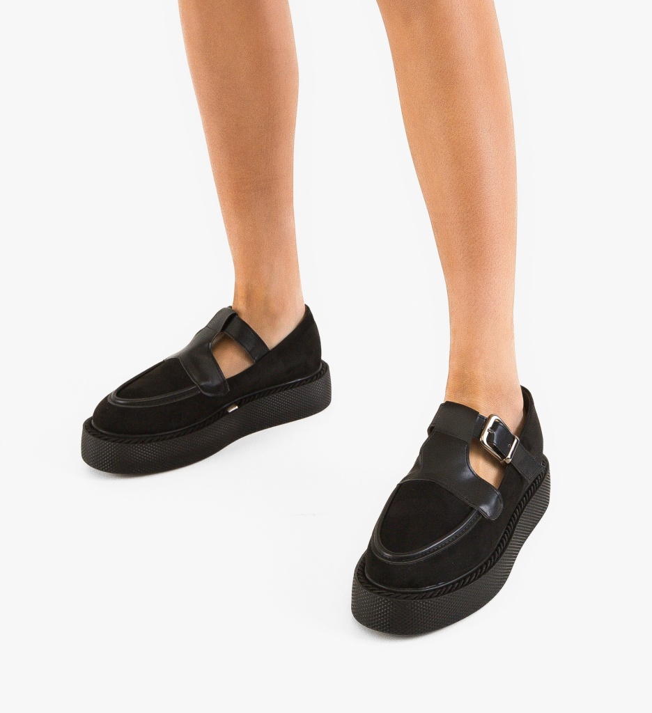 Pantofi Casual Teylar Negri - Confort și Stil - imagine 3