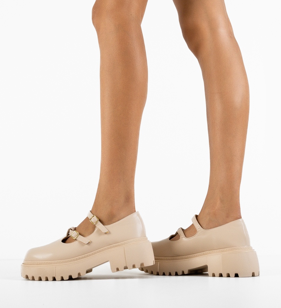 Pantofi Casual Rita Bej - Confort și Stil Zilnic - imagine 3