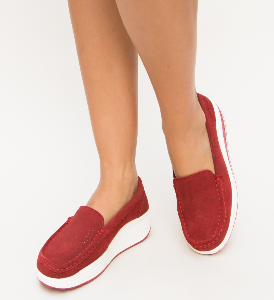 Pantofi Casual Isla Rosii - Stil și Confort - imagine 2