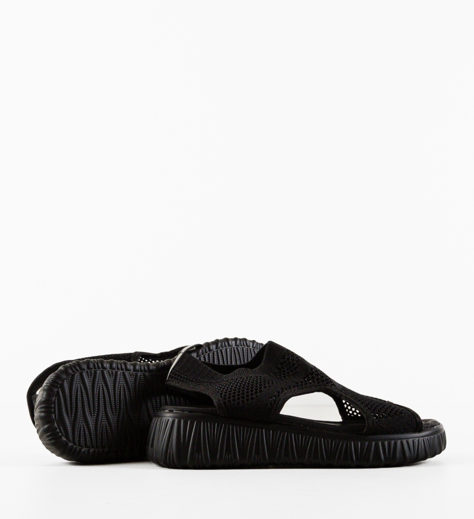 Sandale Existega Negre | Eleganță și Confort - imagine 5