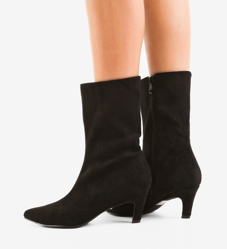 Botine Dama Jorana Negre | Eleganță și Confort - imagine 5