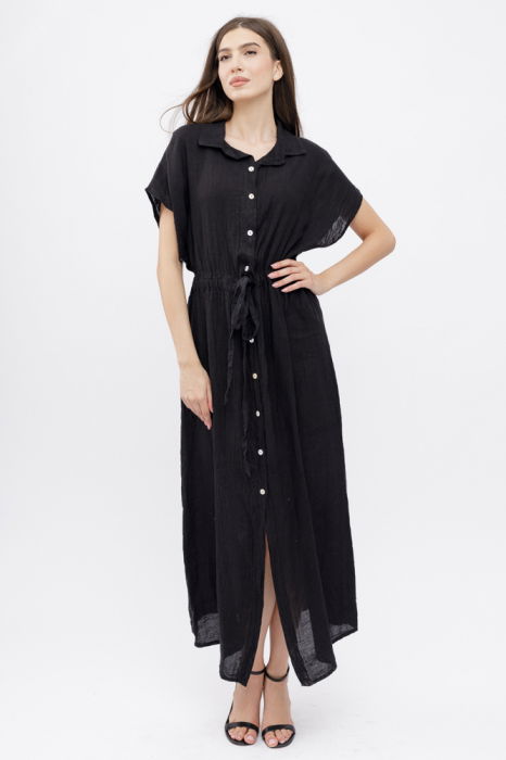 Rochie Camasă In Neagră | Eleganță Shopika