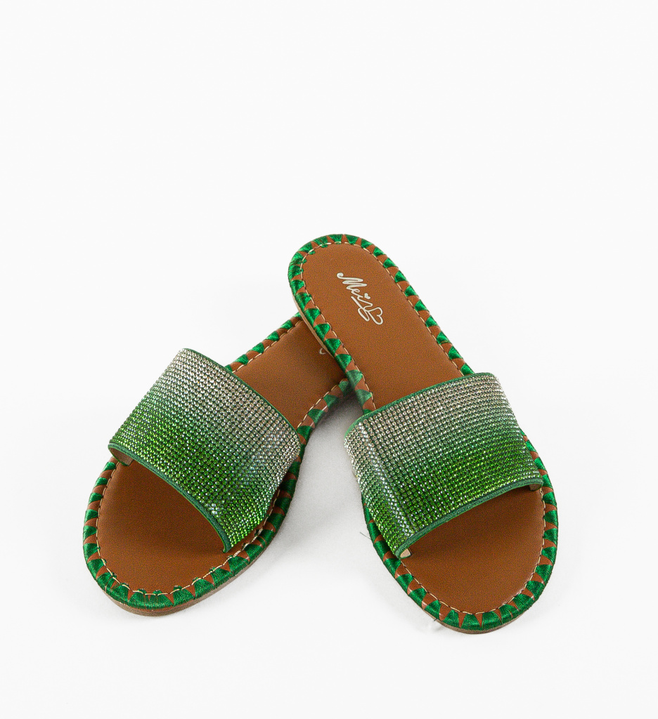 Papuci Dama Kalm Verzi - Confort și Stil - imagine 7