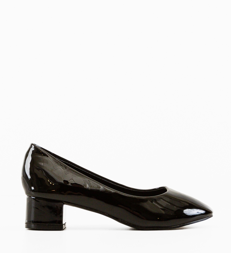 Pantofi Kubob Negri Eleganți cu Toc - Stil și Confort - imagine 4