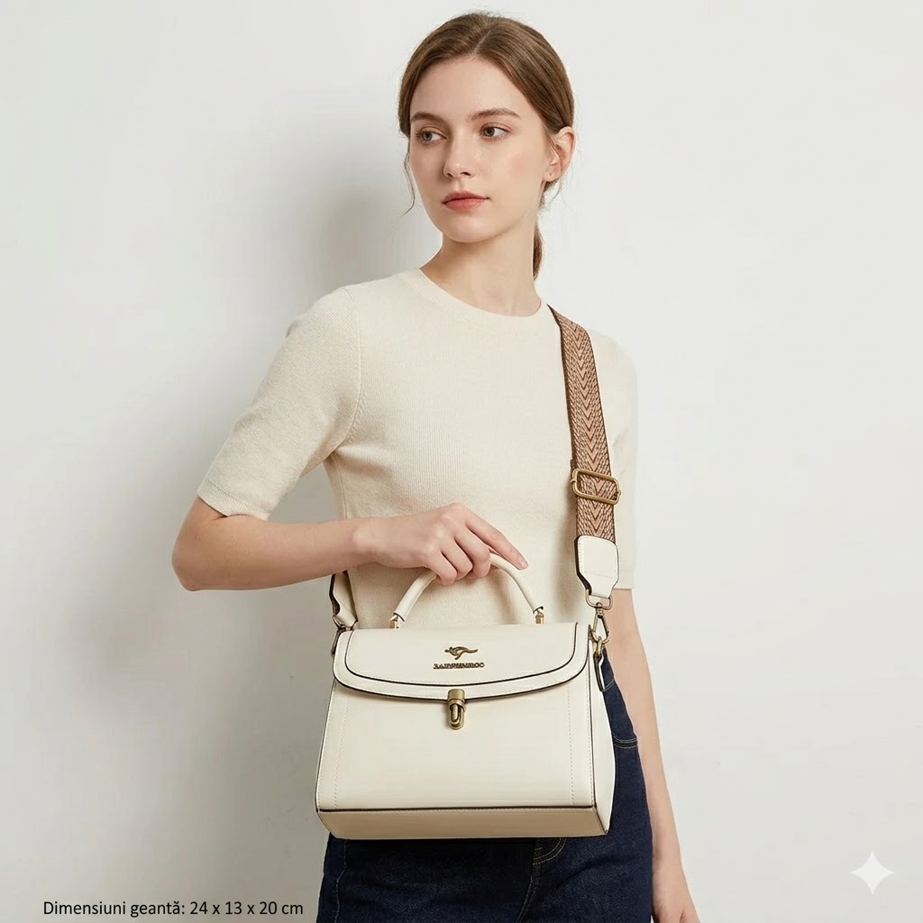 Geanta Delis Orla GT3376 Crem - Eleganta Practica - imagine 6
