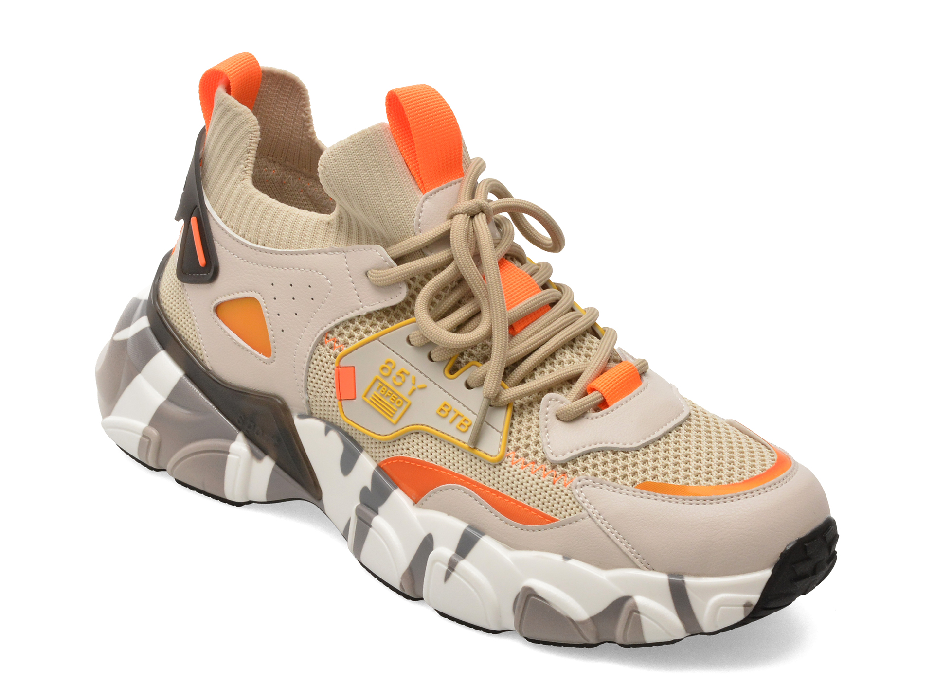 Pantofi Sport Bite The Bullet Bej Confortabili
