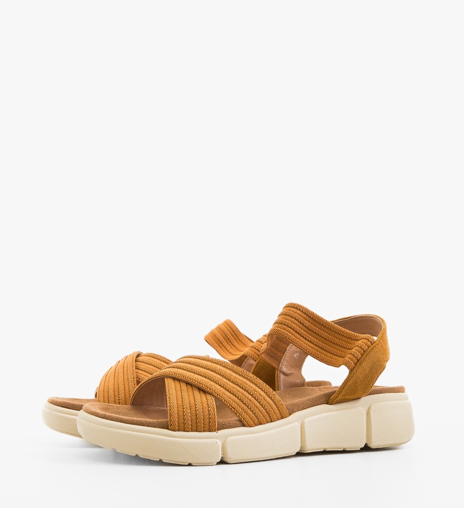 Sandale Dama Raduku Camel - Eleganță și Confort - imagine 5