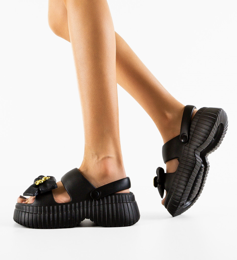 Papuci Beitel Negri - Confort și Eleganță - imagine 3