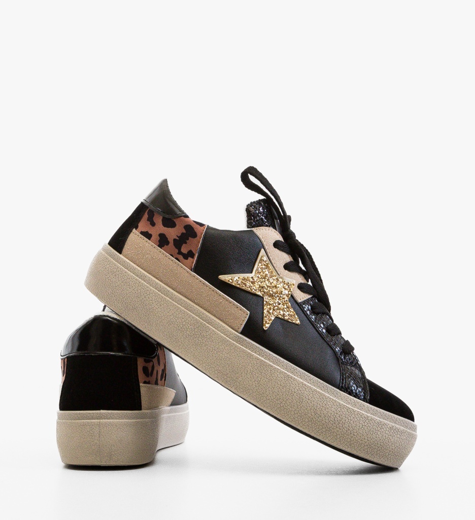 Sneakers Dama Gaba Negri | Sport și Confort Urban - imagine 5