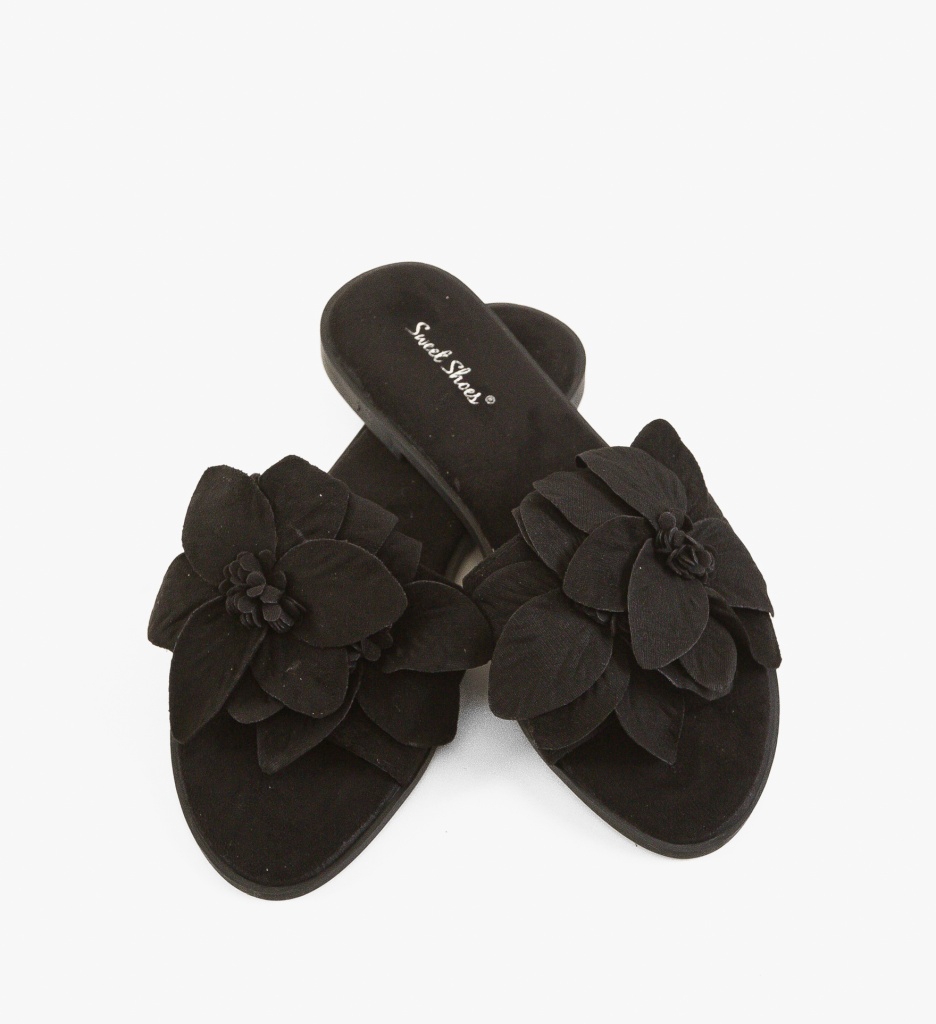 Papuci Dama Webb Negri - Confort Zilnic - imagine 3