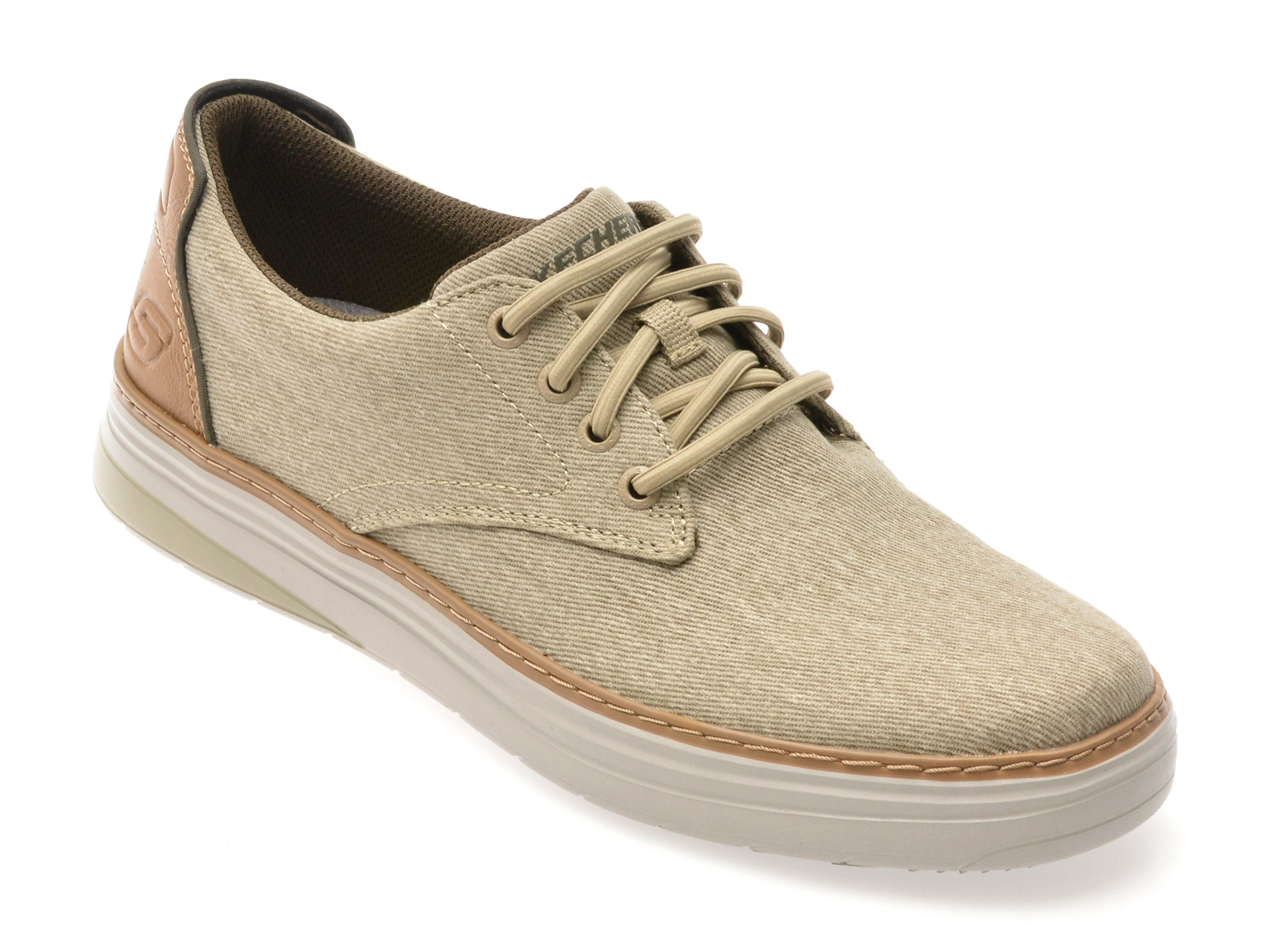 Pantofi Sport Skechers Hyland Kaki | Confort Slip-on