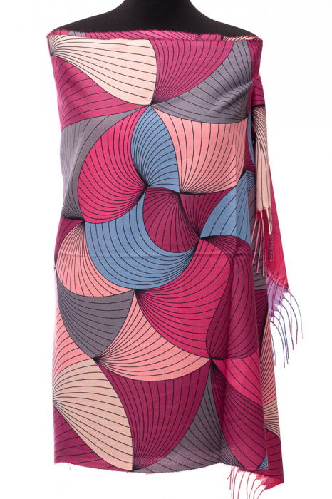 Esarfă Casmir Shopika | Design Multicolor Mov