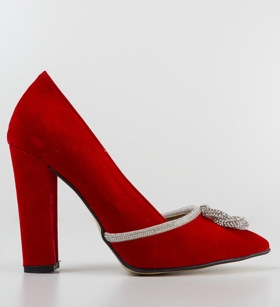 Pantofi Amintire Rosii - Eleganță și Stil - imagine 4